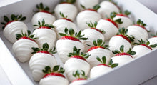 Load image into Gallery viewer, Velvet White Chocolate Strawberries