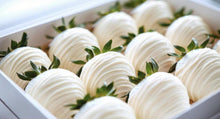 Load image into Gallery viewer, Velvet White Chocolate Strawberries