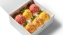 Load image into Gallery viewer, Dual Delight: Strawberry Shortcake &amp; Banana Pudding Luxe Berries