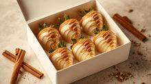 Load image into Gallery viewer, Cinnamon Spice Caramel Dipped Strawberries