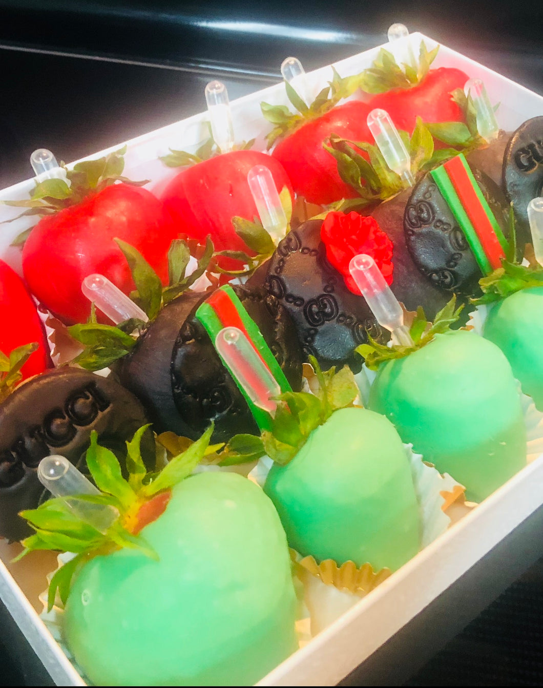 Infused Designer Inspired Chocolate Covered Strawberries