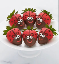 Load image into Gallery viewer, Ladybug Dipped Strawberries